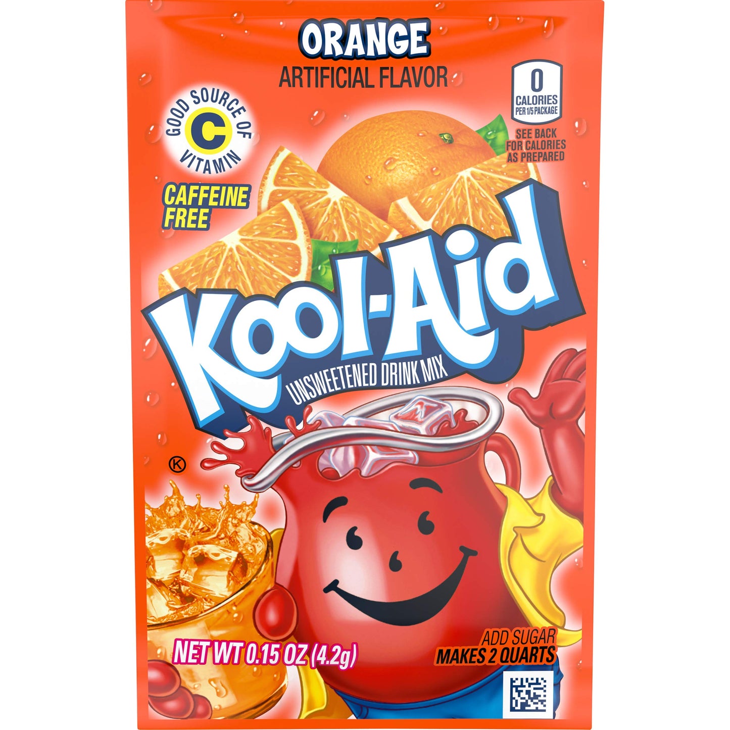 Kool-Aid Unsweetened Fruit Variety Drink Mix 50 Count Pitcher Packets, 7 Ounce