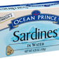 Ocean Prince Sardines in Water  4.25-Ounce Cans (Pack of 12) (packaging may vary)