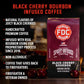 Fire Department Coffee Black Cherry spirit-inspired flavor Coffee - Premium Ground - 12 oz - Non-  ic - Veteran Owned - Roasted in the USA