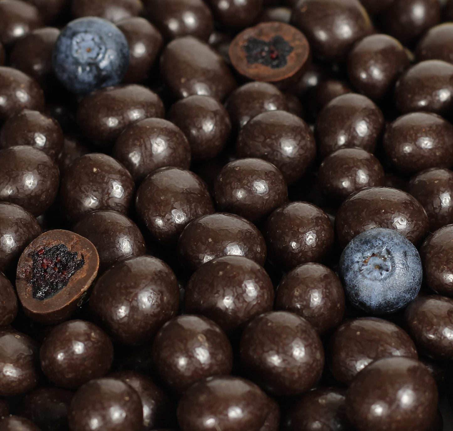 Gourmet Dark Chocolate Blueberries By Its Delish, 1 Lb Bag | Dark Chocolate Covered Fruit With Real Dried Blueberries | Kosher A