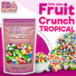 Freeze Dried Fruit Crunch Candy (Mash-Up, 4 Oz) Wildberry + Tropical Mash Up Treat Gift Bag