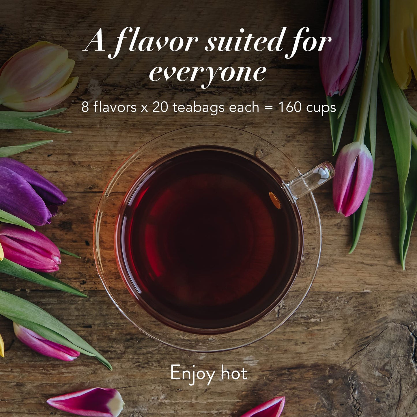 Whittard Of Chelsea - The Tea Discovery Collection - (New Flavors) Gift Box Includes 4 Black Teas 3 Green Tea & 1 Oolong Tea (8