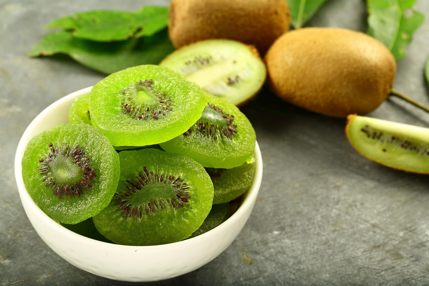 Farm Fresh Nuts Dried Kiwi Fruit Snacks 3Lb Bag - Kiwi Slices Fruit For Snacking, Desserts, Cocktails - Safely Sealed Bag For Pr