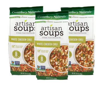 Canterbury Naturals Artisan Soup Mix, White Chicken Chili, Non-GMO, Makes 8 Servings (10.4 Ounce (Pack of 3))