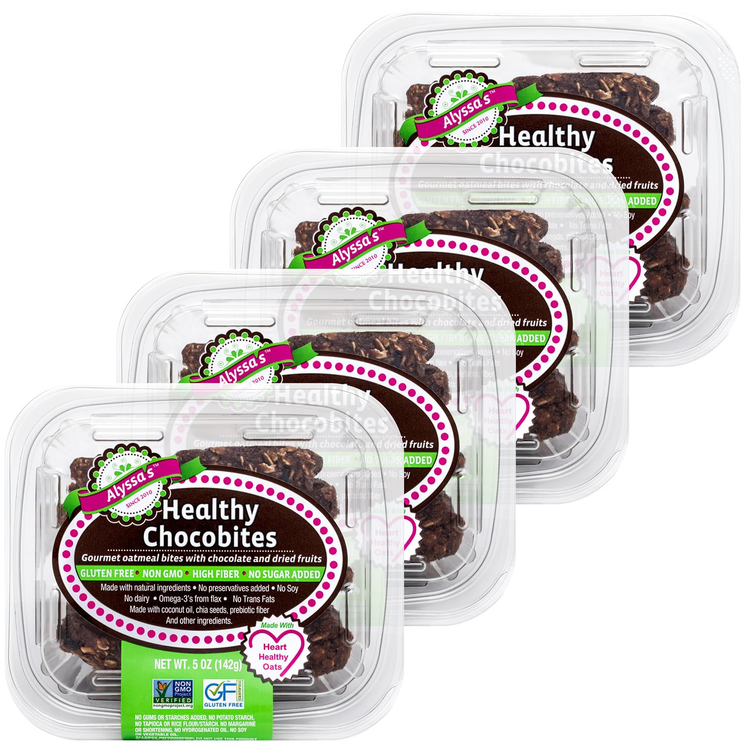 Alyssas Chocobites ? Gluten Free Cookies, Healthy Snacks from the Bakery ? Sugar Free Soft Cookies, Low Carb, Keto Protein Snack
