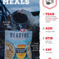 Readywise 2-Day Adventure Bag | Freeze-Dried Backpacking & Camping Food | Waterproof Dry Bag | 23 Servings