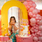 EONNCNT Happy Birthday Cake Topper - Pink Glitter Paper Decoration - Model MOUCCT-HB