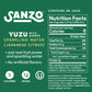 Sanzo Flavored Sparkling Water - Yuzu (Lemon) 12-Pack - Carbonated Drink Made With Real Fruit  Sugar-Free - Non-Gmo, Gluten-Free