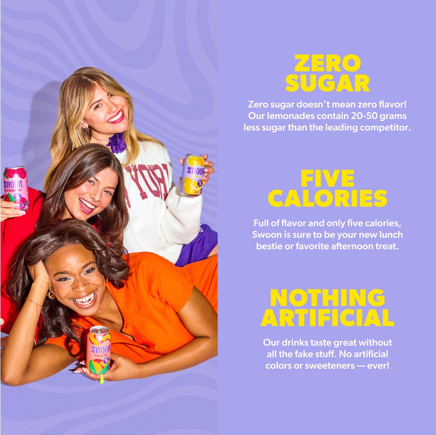 Swoon Classic Sugar Free Lemonade - Low Carb, Keto & Paleo-Friendly, Gluten-Free Vitamin C Drink - Made With 100% Natural Lemon