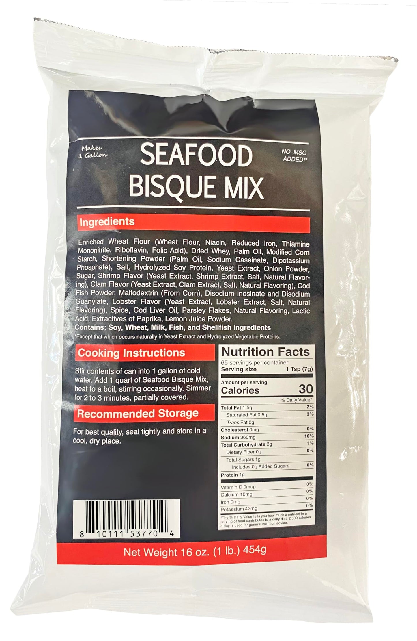 Seafood Bisque Mix by Dasher's Spice & Beans | 16 oz.