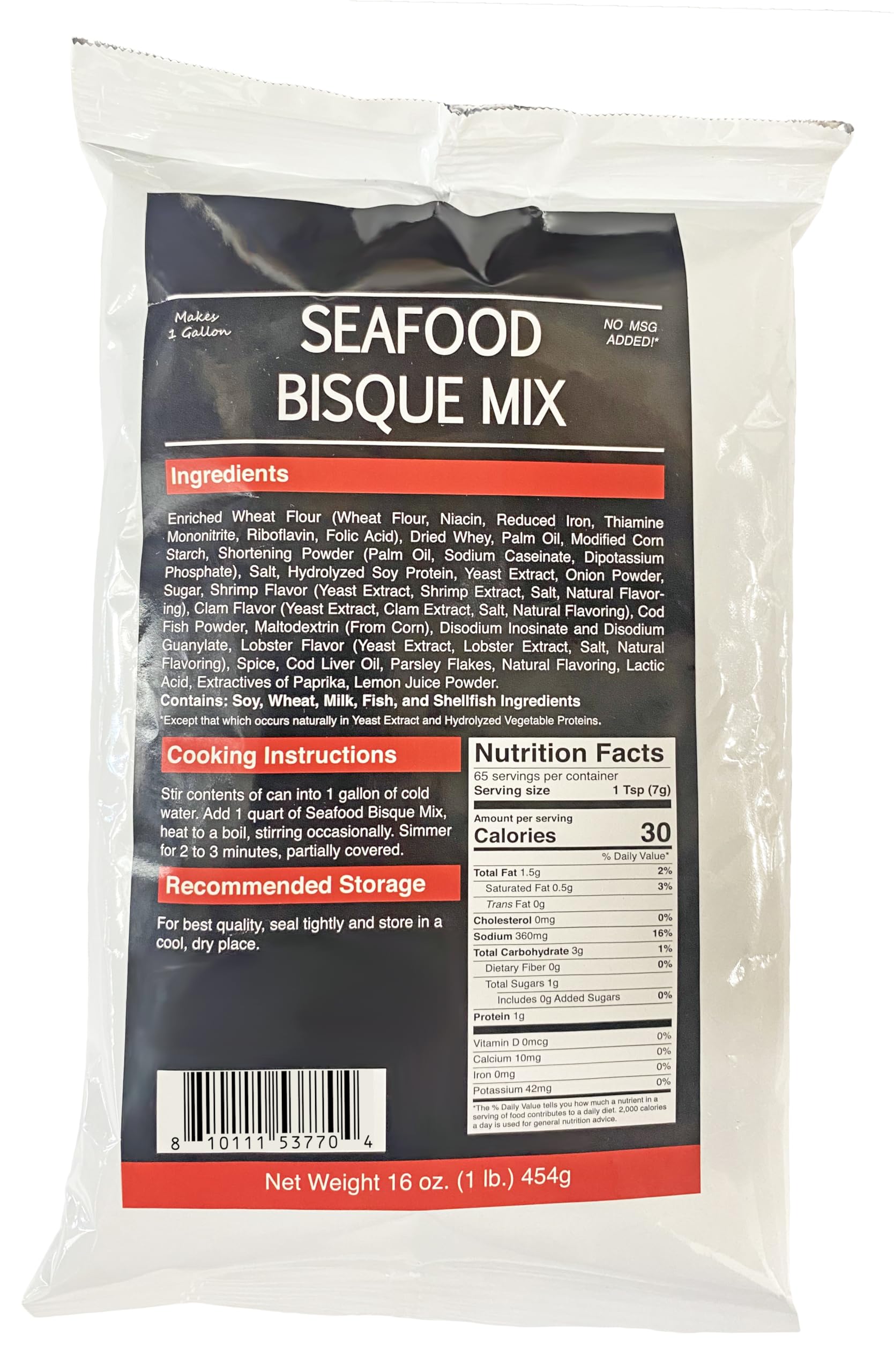 Seafood Bisque Mix by Dasher's Spice & Beans | 16 oz.