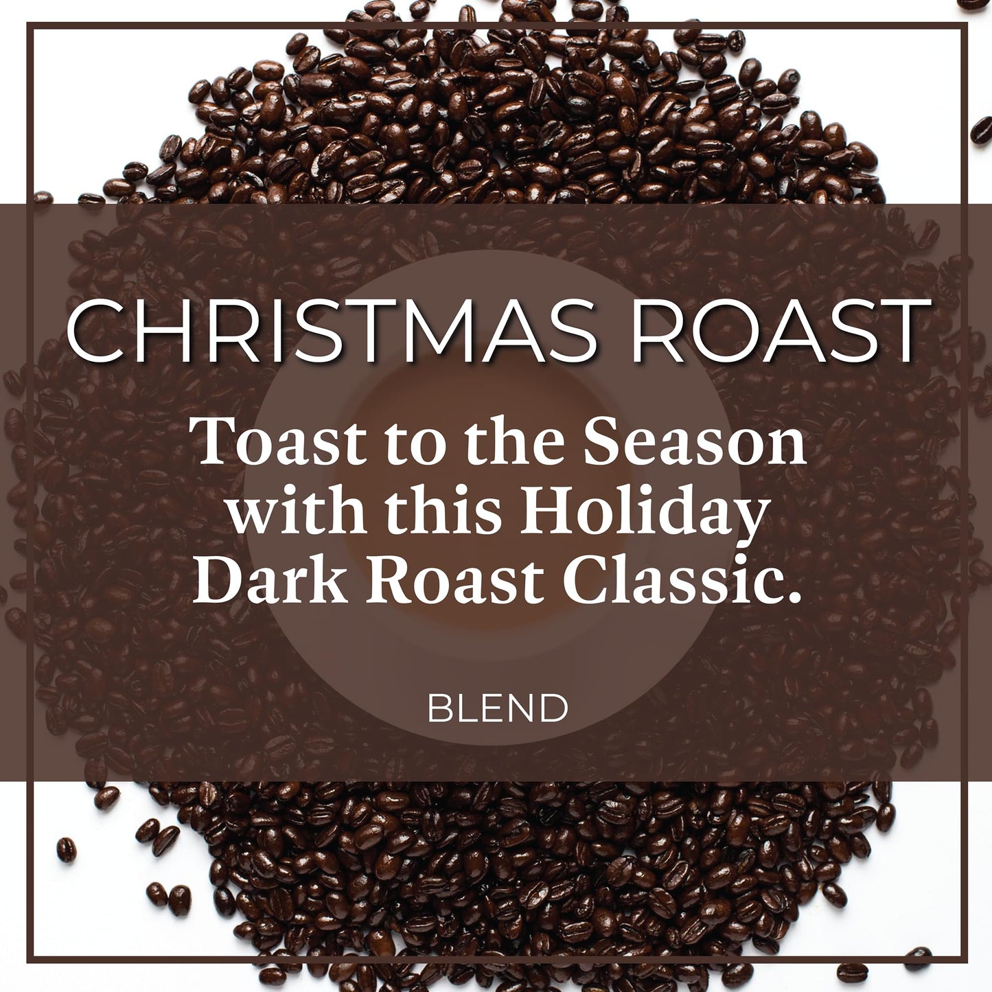 The Bean Organic Coffee Company Christmas Roast, Dark Roast, Whole Bean Coffee, 16-Ounce Bag