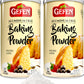 Gefen Baking Powder, Aluminum Free, Gluten Free, 8oz (2 Pack), Resealable Canister