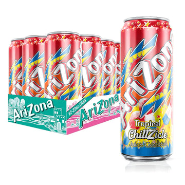 Arizona Tropical Chillzicle  Fruit Juice Drink - Big Can  22 Fl Oz (Pack Of 12)