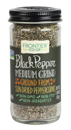 Frontier Co-Op Medium Ground Black Pepper, 1.8 Ounce Bottle, Full-Bodied Flavor And Aroma, Kosher