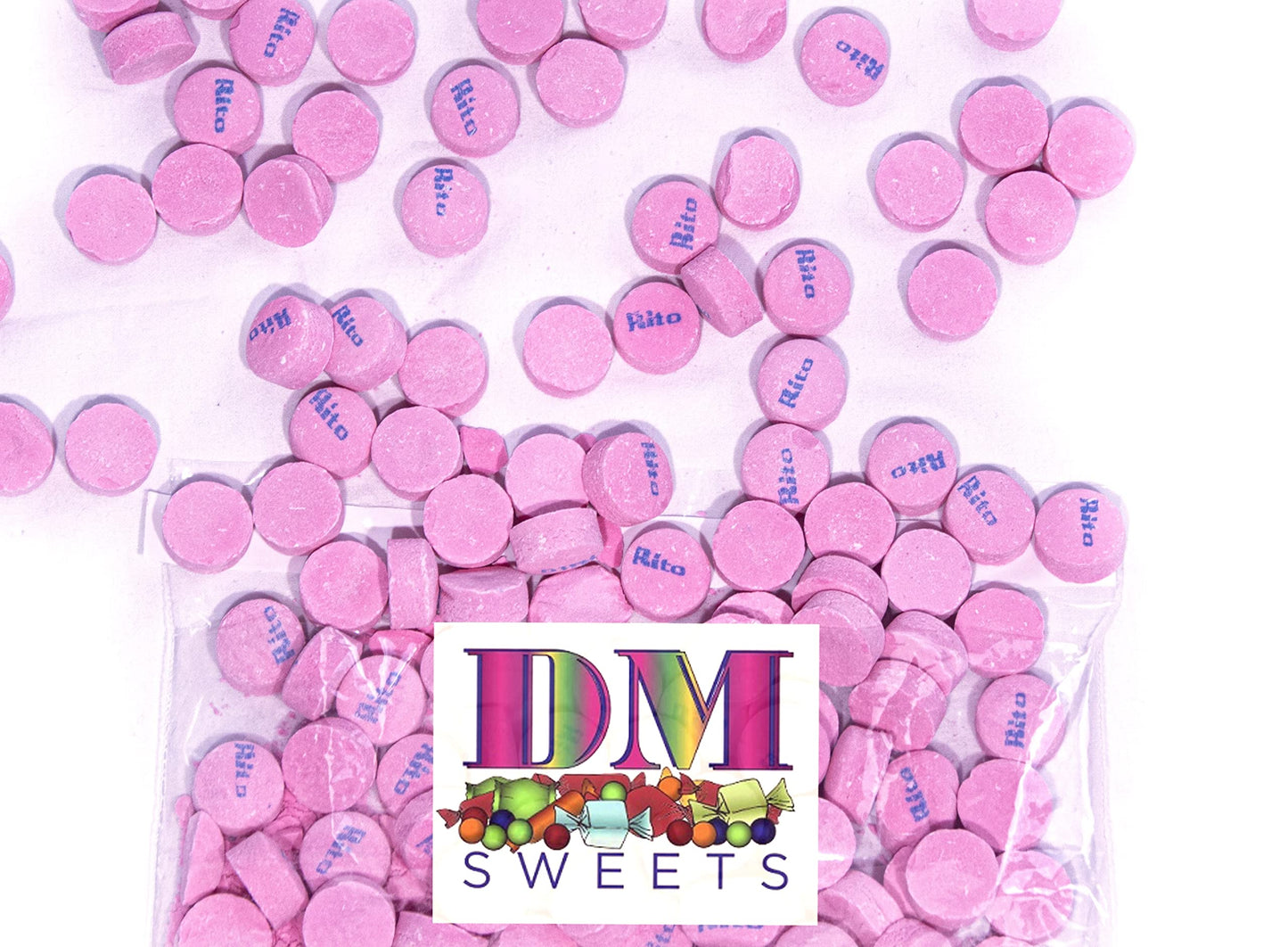 Rito'S Pink Wintergreen Lozenge Mint - 1.5 Lbs Of Fresh Minty Candy