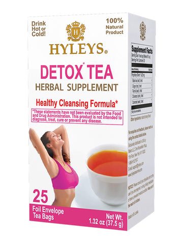 Hyleys Tea For Cleanse And Weight Loss - Green Tea - 25 Tea Bags (1 Pack), White
