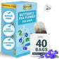 LeafLea Butterfly Pea Flower Tea Bags, Caffeine-Free Herbal Tea, 40 Count