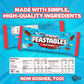 Feastables Mrbeast Combo Pack, King Size Milk Chocolate & Milk Crunch Bars, 10 Each, Candy Bars For Mature-Themeds & Kids, Candy Bar For Snacks, Gifts, Or Dessert, Fairtrade Cocoa, 2.1 Oz Each, 20 Count
