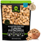 NUT CRAVINGS - Roasted & Lightly Salted Turkish Pistachios Antep (48oz - 3 LB) Packed Fresh in Resealable Bag - Nut Snack - Heal