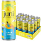 Juni Sparkling Tea with Adaptogens  Lemon Tea  Zero Sugar  5 Calories  Organic  Iced Tea  Natural Caffeine from Green Tea  Vegan  Adaptogen Drink  12 Fl Oz Cans (12-Pack)