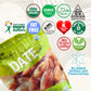 Golden Crown Organic Usda Certified Bag Pitted Healthy Dates, All Natural Sun Dried Deglet Noor, High In Fiber With No Added Sug