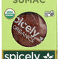 Spicely Organic Sumac Ground 0.45 Ounce ecoBox Certified Gluten Free