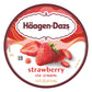 Haagen-Dazs Strawberry Ice Cream, 14 fl oz (Frozen)