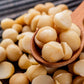 Food To Live Dry Roasted Macadamia Nuts With Himalayan Salt, 1 Pound - Oven Roasted Whole Nuts, Lightly Salted, No Oil Added, Ve
