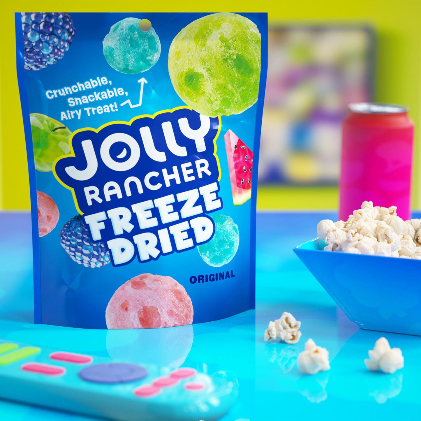 Jolly Rancher Freeze Dried Candy Bag - Original Fruit Flavored, 3.1 oz, Assorted