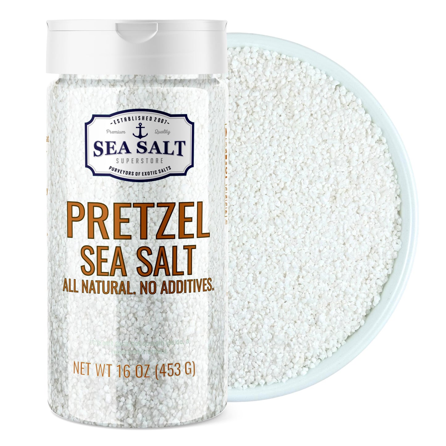 Pretzel Salt For Soft Pretzels, Food Grade Salt For Pretzels And Bagels, Heat Resistant Coarse Sea Salt For Soft Pretzel Dough,