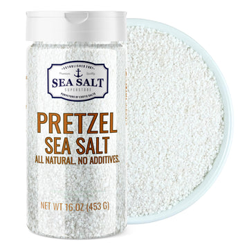 Pretzel Salt For Soft Pretzels, Food Grade Salt For Pretzels And Bagels, Heat Resistant Coarse Sea Salt For Soft Pretzel Dough,