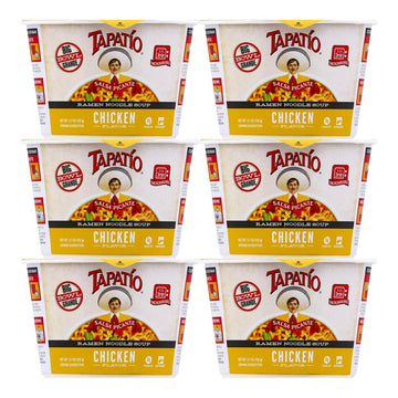 Tapatio Ramen Noodle Bowl 105g, Chicken Flavor (Bulk Case of 6)