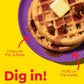 Eggo Frozen Waffles, Frozen Breakfast, Breakfast Food, Family Pack, Chocolatey Chip, 29.6oz Box (24 Waffles)