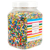 Rainbow Sprinkles Jimmies 1.98 Pounds Container, Sprinkles For Cake Decorating, Cake Sprinkles, Sprinkles For Baking, Ice Cream 