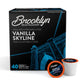 Brooklyn Beans Vanilla Skyline Gourmet Coffee Pods, 40 Count, Compatible with 2.0 Keurig K Cup Brewers, Model BB VS40