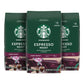 Starbucks Ground Coffee, Dark Roast Coffee, Espresso Roast, 100% Arabica, 3 Bags (18 Oz Each)