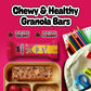 Snakkidz Organic Chewy Granola Bars, Allergen Free, Low Sugar, 15 Bars, Chocolate Chip