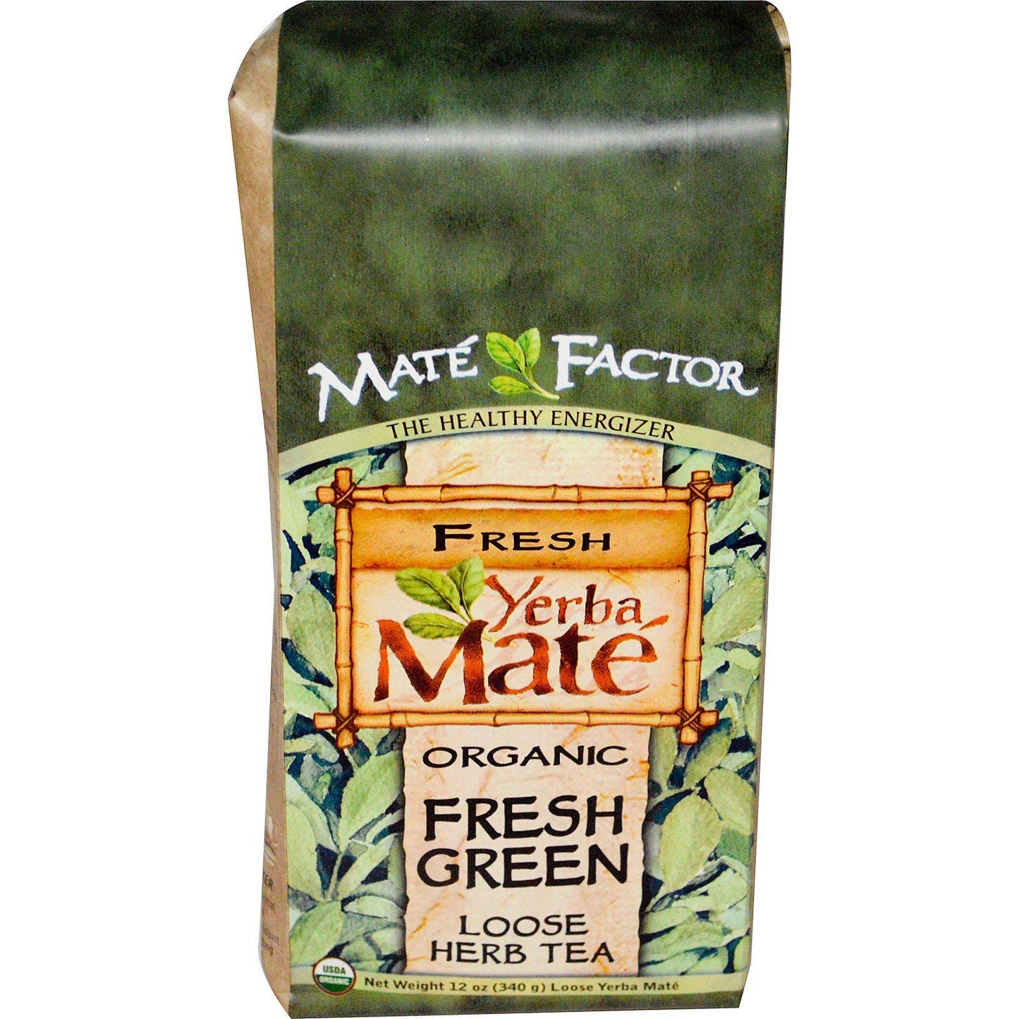 Maté Factor Og2 Tmf Fresh Green Mate - Herbal Tea Blend, Naturally Caffeinated, 100g
