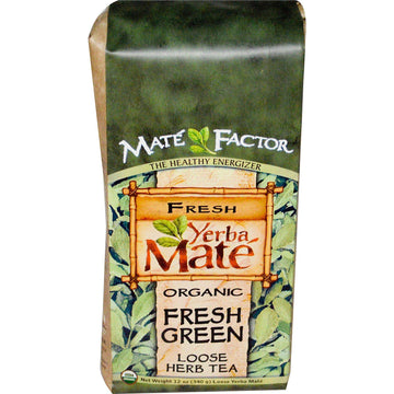Maté Factor Og2 Tmf Fresh Green Mate - Herbal Tea Blend, Naturally Caffeinated, 100g