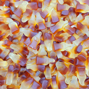 Haribo Happy-Cola Gummi Candy - Cool Cola Flavor Yummy Tangy Bottle Shape Gummi Bulk Pack - 3 Pounds