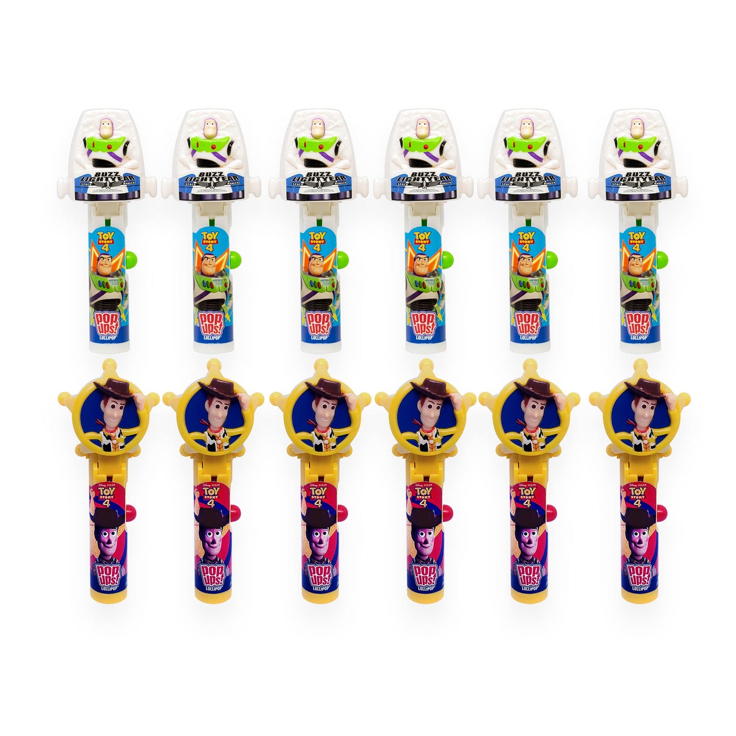 Pop Ups! Toy Story Lollipop Holder | Collectable Toy Story Lollipop Case | Toy Story Party Favors for Halloween, Goodie Bags, Pi