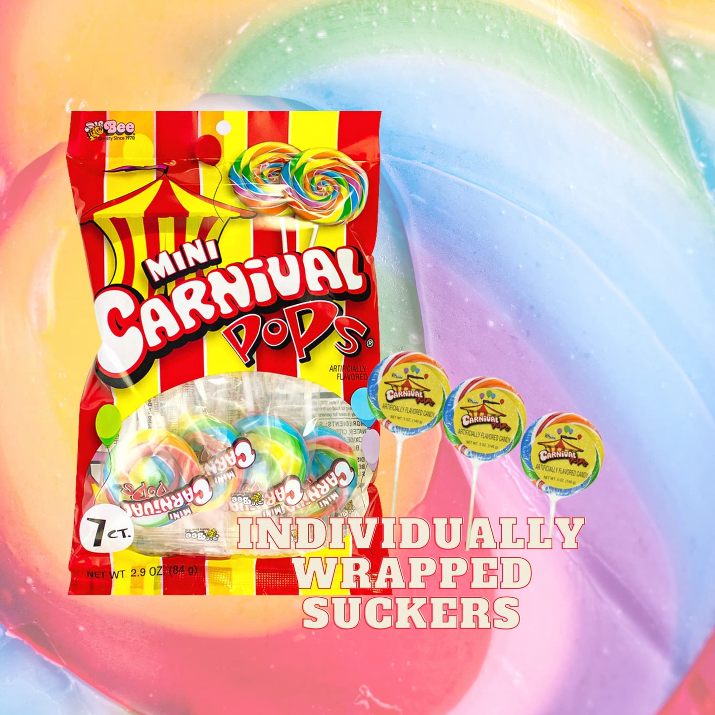 Needzo Sweet And Sour Swirl Lollipops Individually Wrapped Candies For Sharing, Assorted Fruit Flavored Suckers, Goody Bag Fille