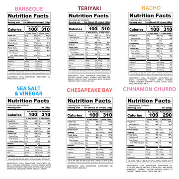 Snacklins Plant Based Crisps Family Sized Bags - Gluten Free, Grain Free, Plant Based Crisps, 100% Kosher For Passover, Low Calo