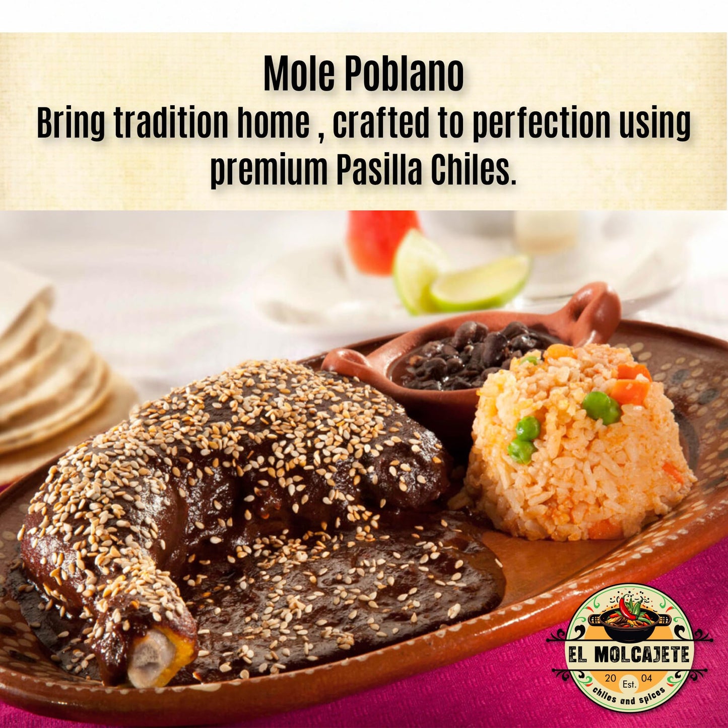 Dried Mexican Pasilla Negro Chilaca Chiles El Molcajete Brand 8 Oz Bag - Mexican Recipes, Chillies Tamales, Salsa, Chili, Meats,