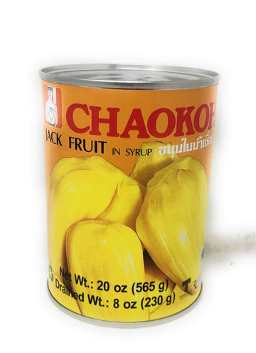 Chaokoh Jack Fruit in Syrup 20oz, 1 Pack