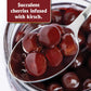 Gourmanity Brandied Cocktail Cherries  French Morello Cherries in Kirsch Brandy  for Cocktails and Desserts Kosher  Product of France 2.5lb (40.56oz)