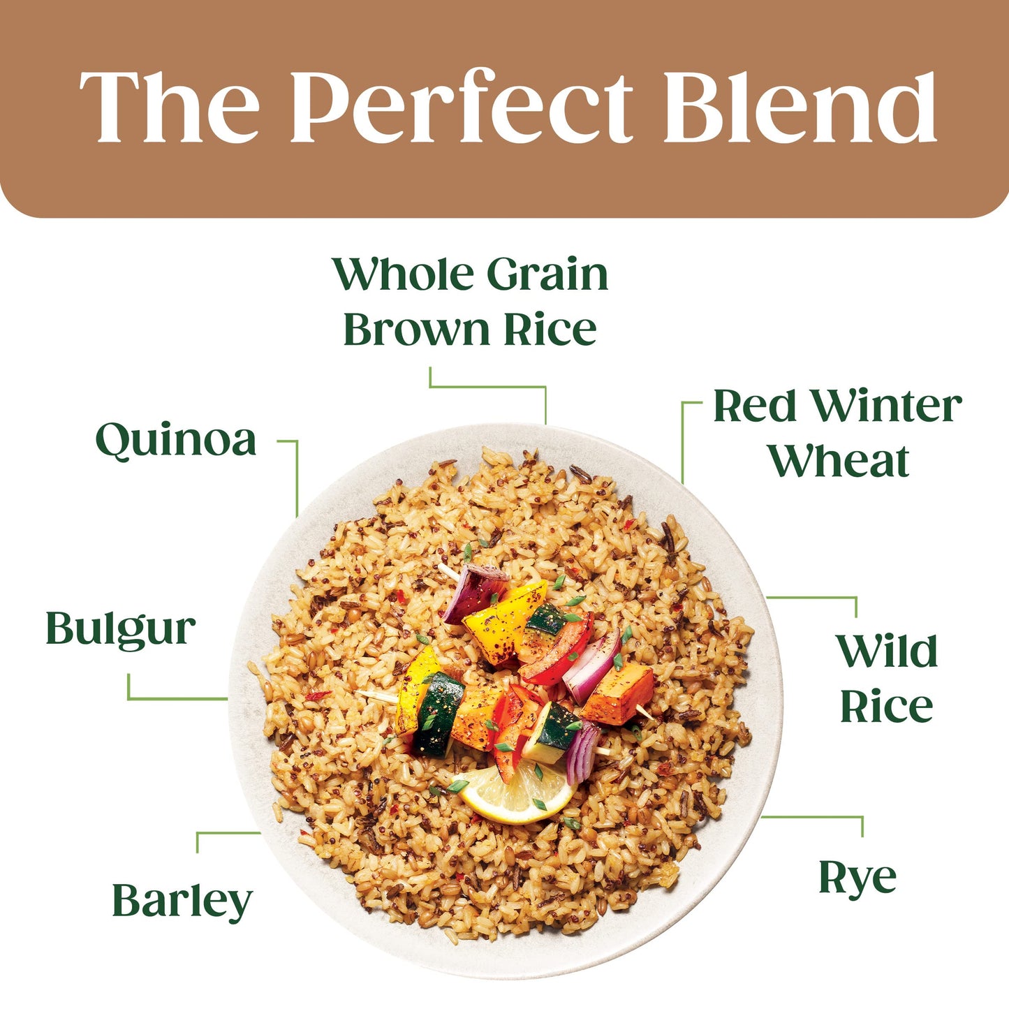 SEEDS OF CHANGE Organic Seven Whole Grains Rice Blend, Microwaveable Ready to Heat, 8.5 Ounces (Pack of 6)