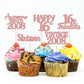 Gyufise 30Pcs Rose Gold Vintage 2008 Cupcake Toppers Glitter Happy 16Th Cheers To 16 Fabulous Sweet 16 Cupcake Picks 16Th Birthd