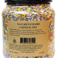 India Tree Nature's Colors Carnival Mix Sprinkles, 2.9-Pound Jar, Naturally Colored Sprinkle With Vegetable Colorants, Kosher